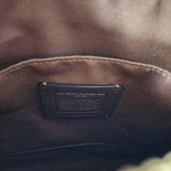 Coach File Crossbody Bag Medium Size in Chalk with Gold Hardware - Picture 9 of 11